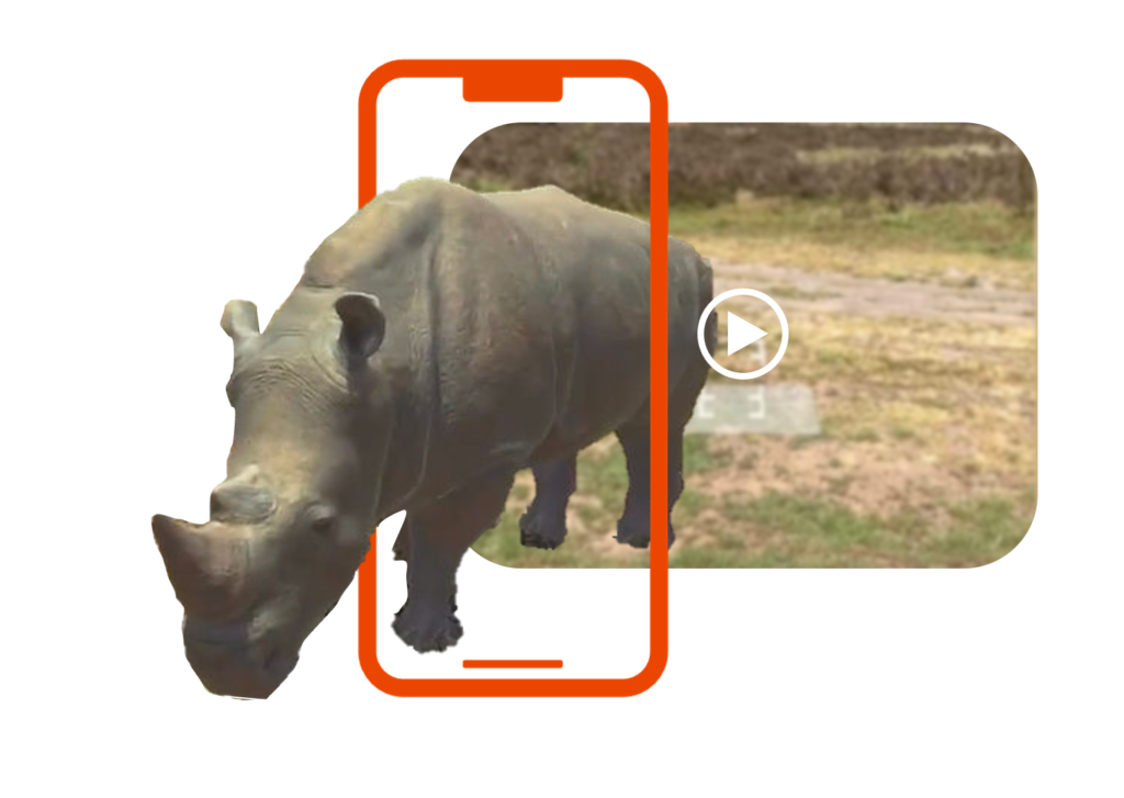 Look at a 3D Rhino in Augmented Reality